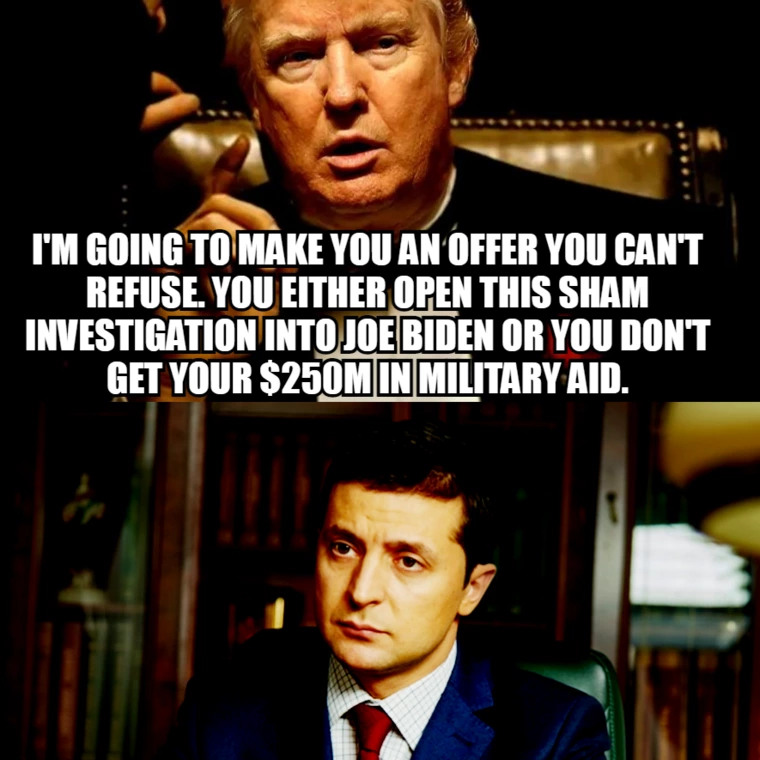 An offer you can't refuse - Trump and Ukraine
