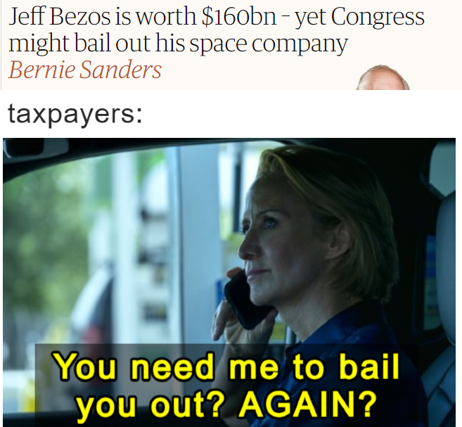 Bezos bail out meme