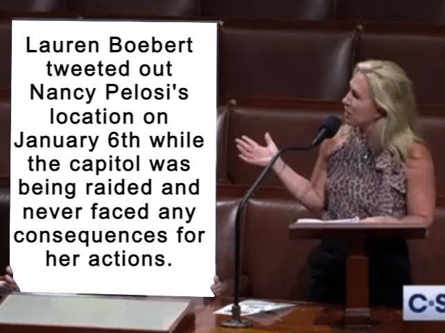 Lauren Boebert Jan 6th insurrection meme