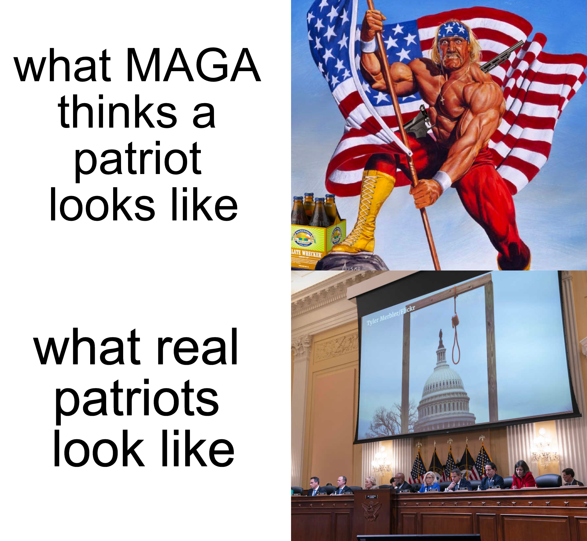 What real patriots look like meme