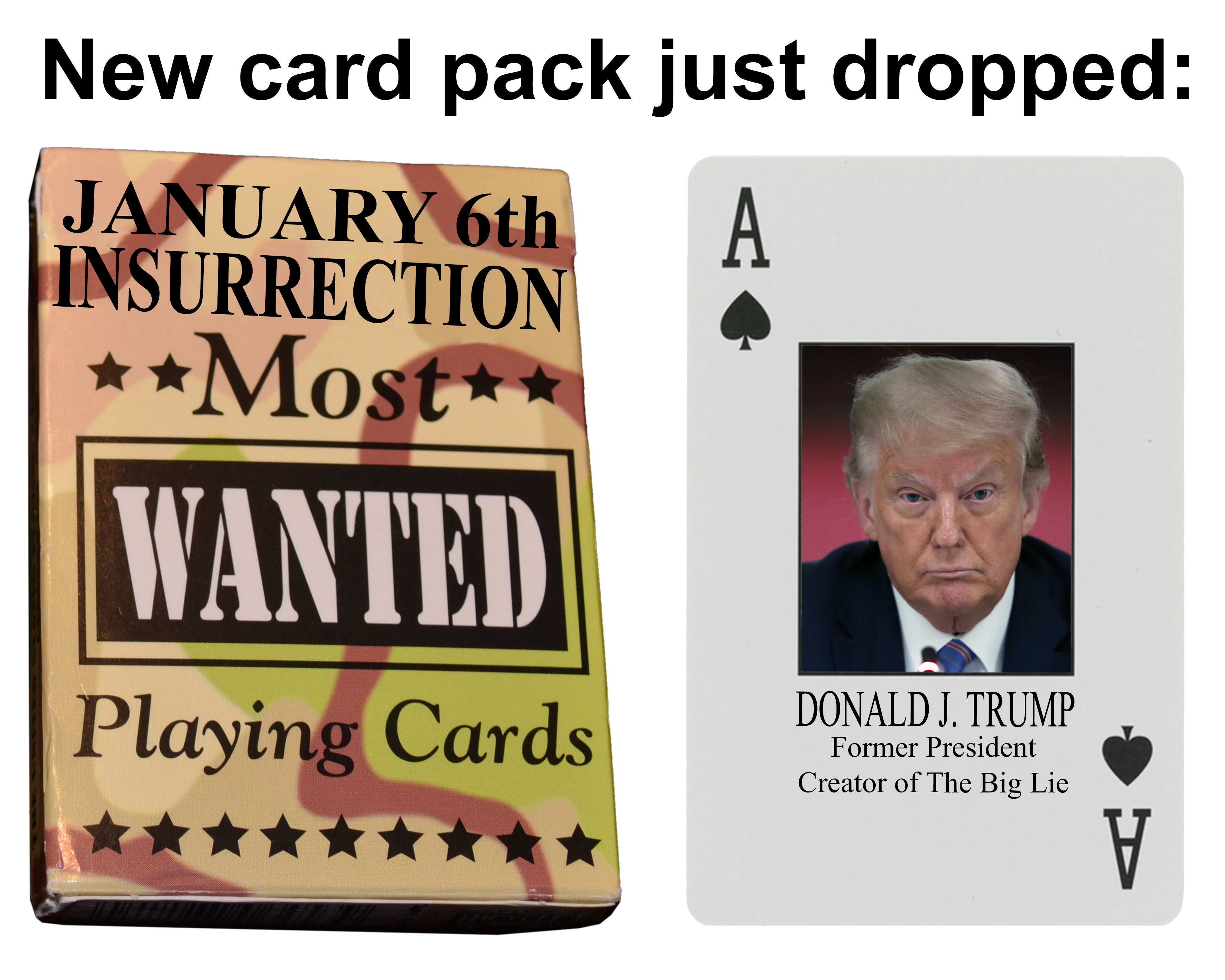 New January 6th insurrection cards just dropped meme