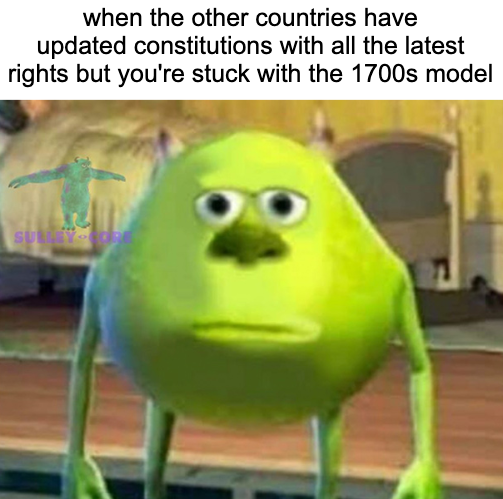 Other countries updating their constitutions meme