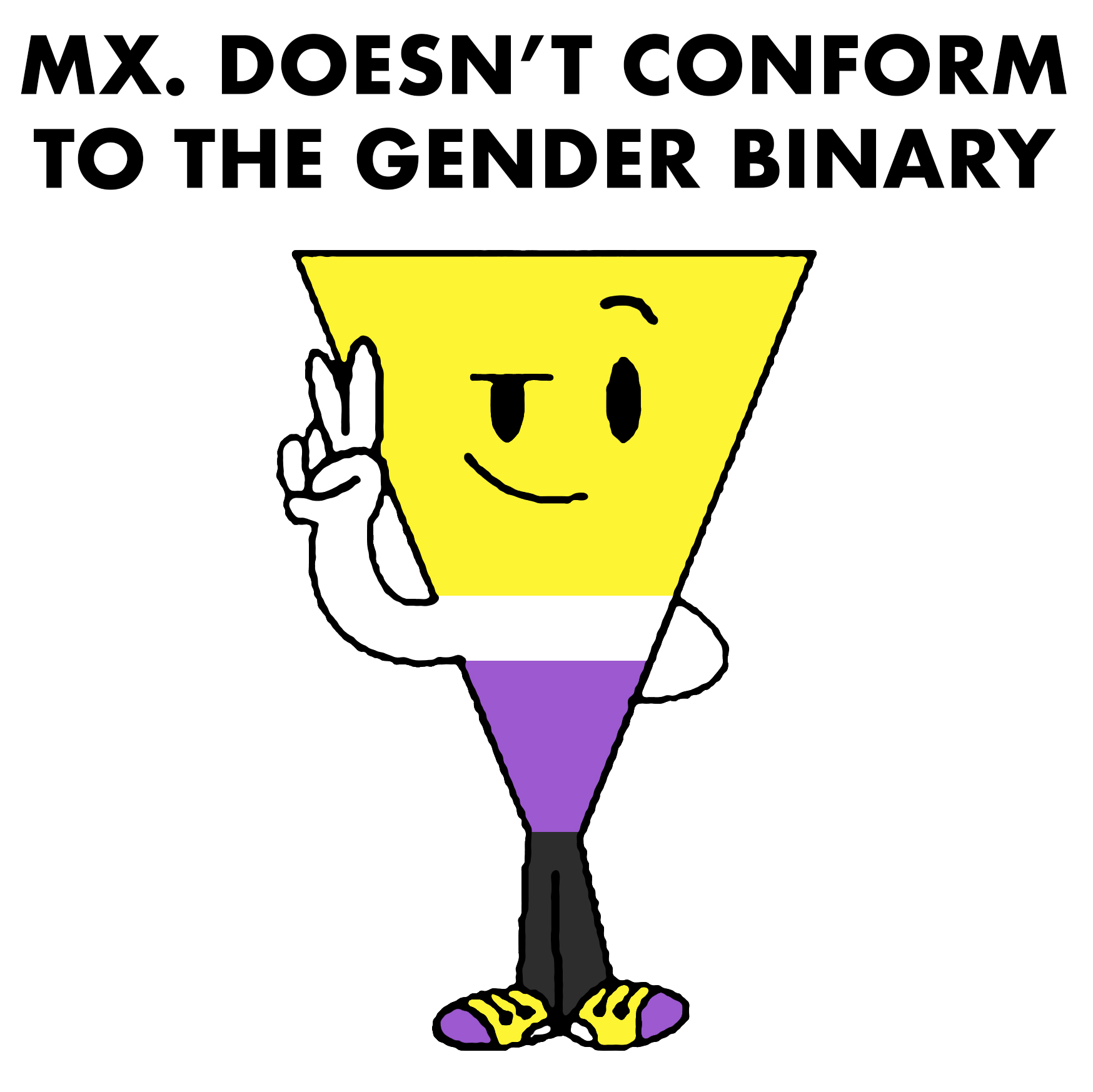 Mx. Doesn't Conform To The Gender Binary meme