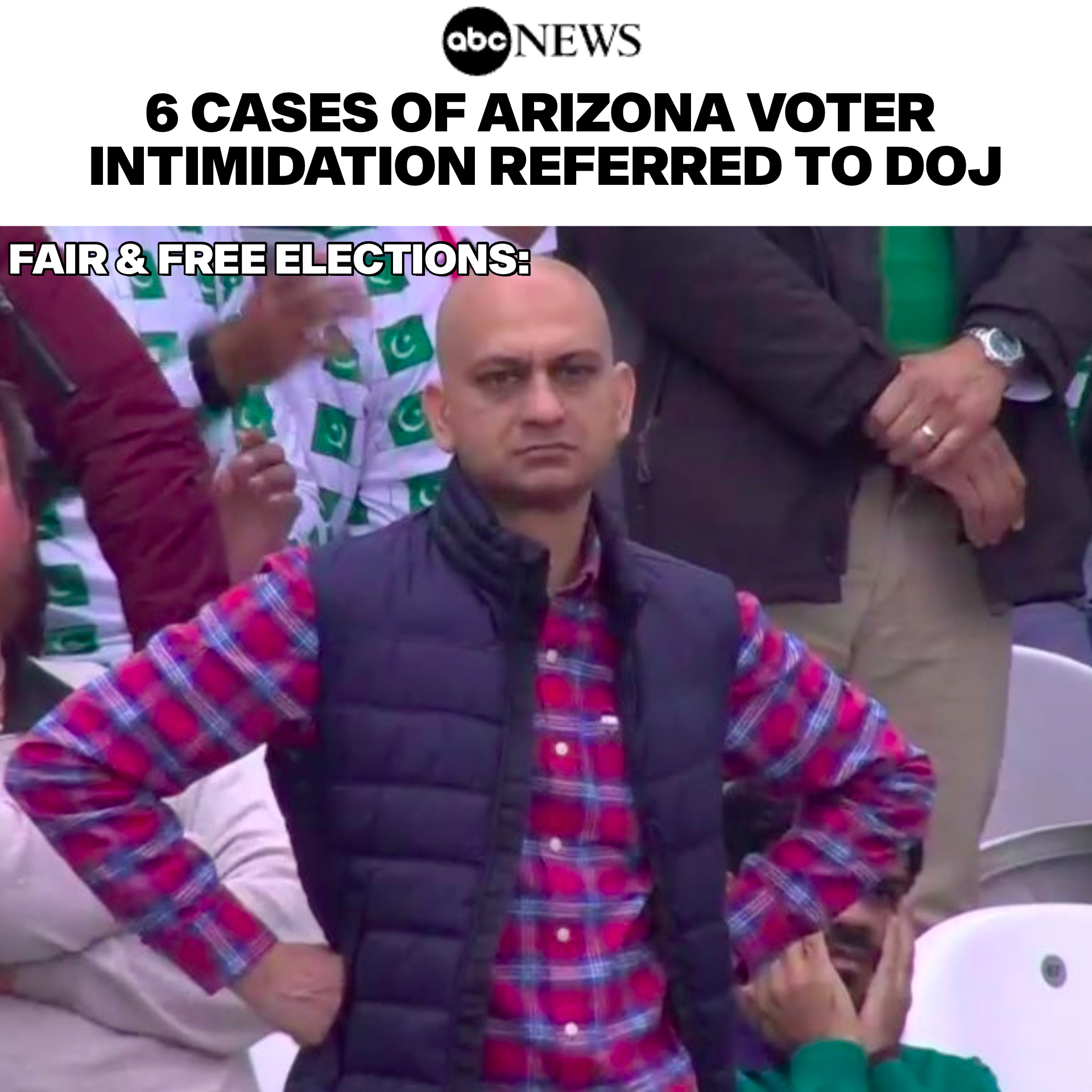 6 Cases of Arizona voter intimidation referred to DOJ meme