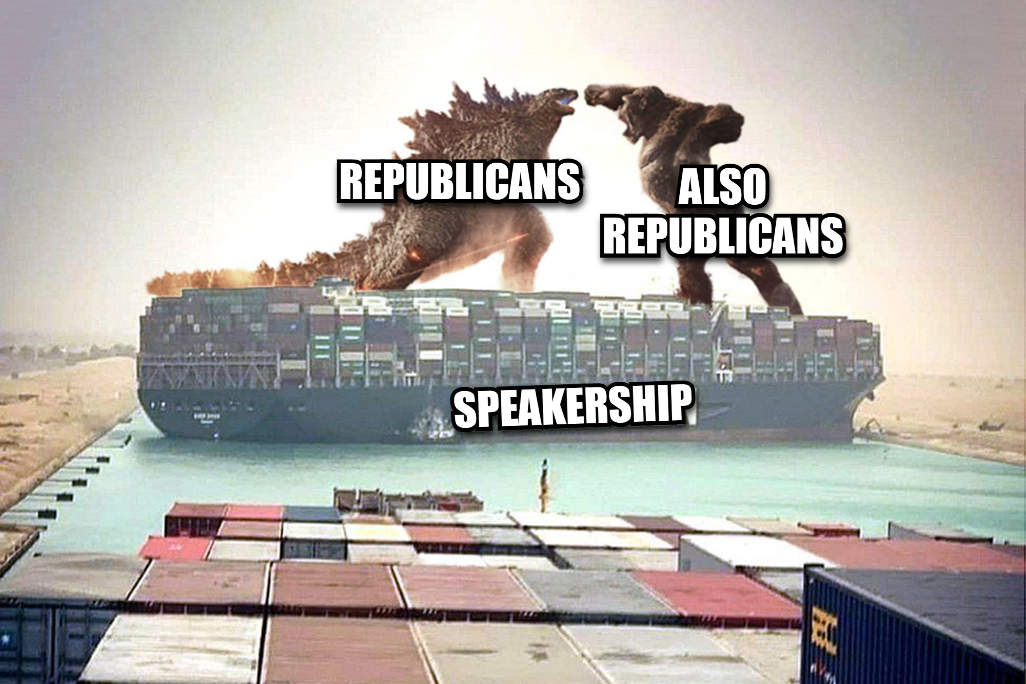 Republicans and also Republicans fighting over speakership meme