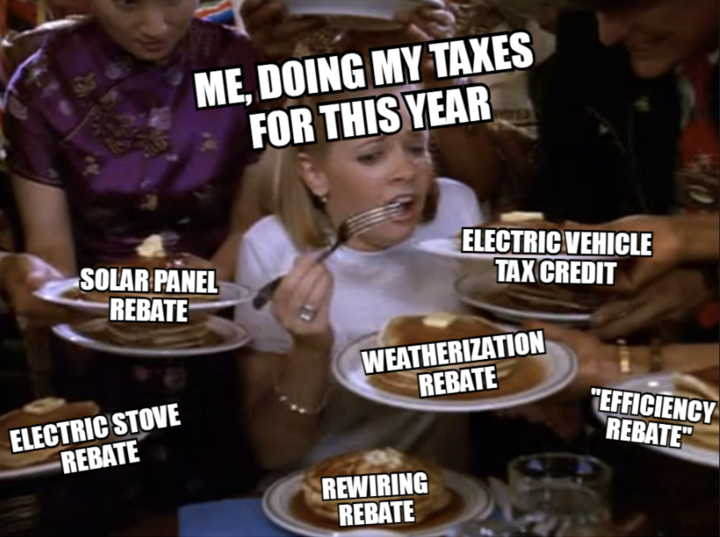 Me doing my taxes for this year meme
