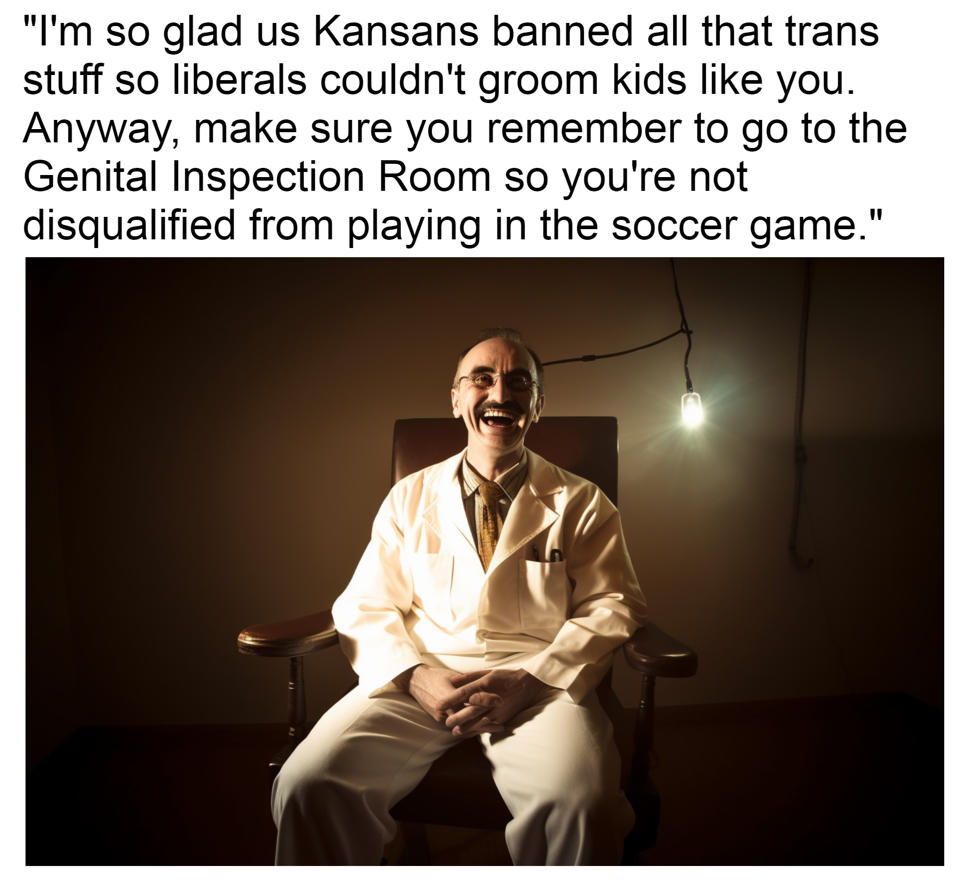 Genital Inspection Room in Kansas meme