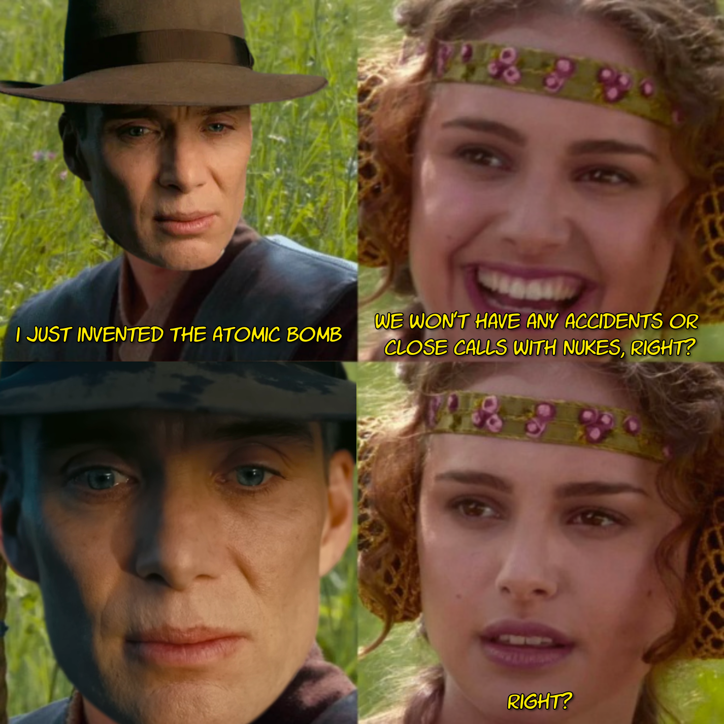 I just invented the atomic bomb meme