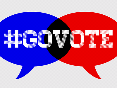 #GoVote speech bubbles