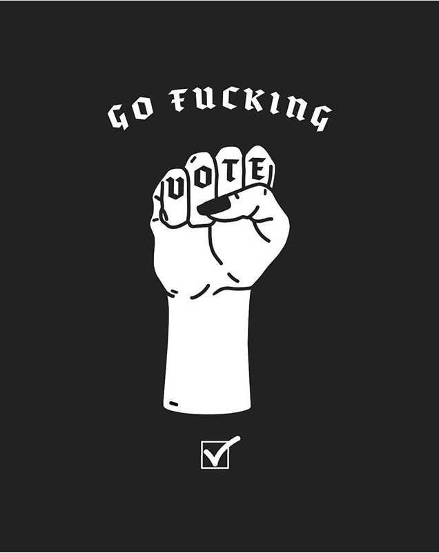 Go fucking vote fist