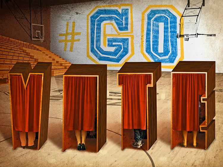 #GoVote voting booths