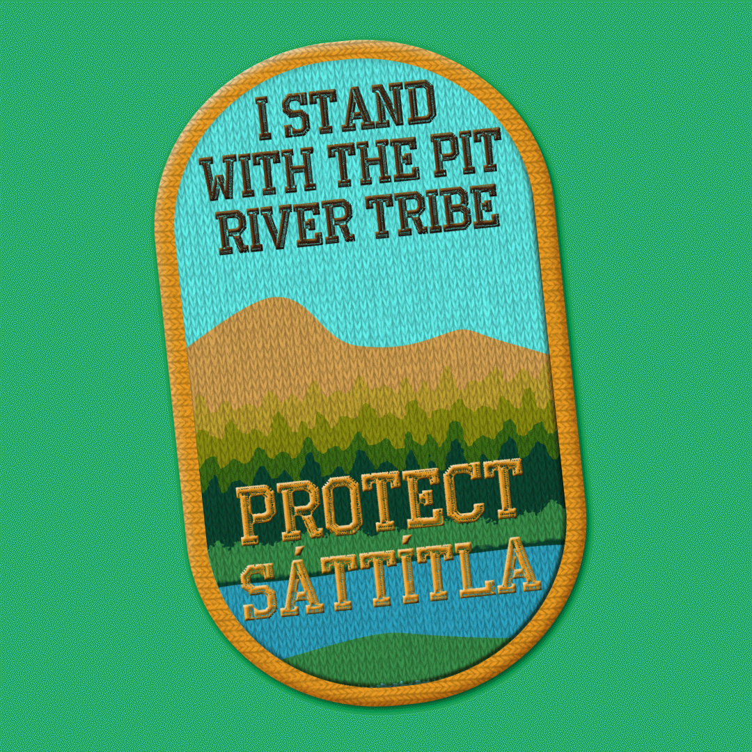 I stand with the Pit River Tribe Protect Sattitla