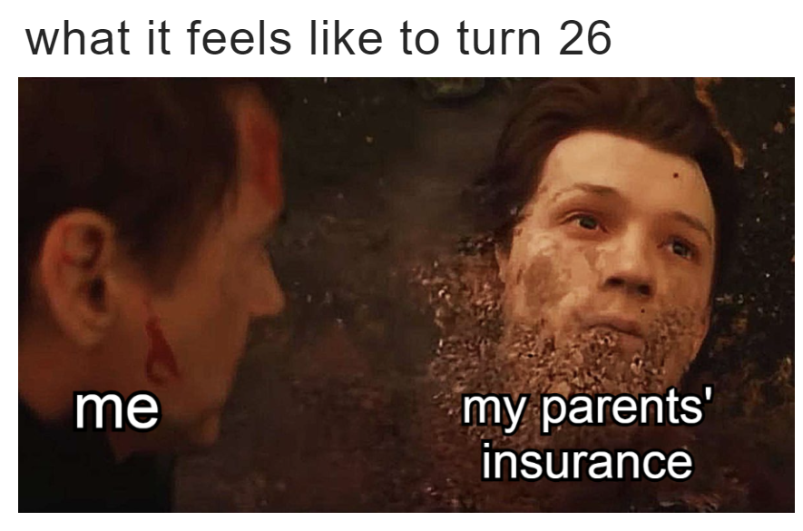 What it feels like to turn 26 meme