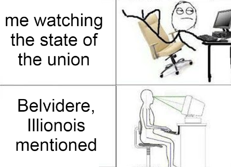 Me watching the state of the union meme