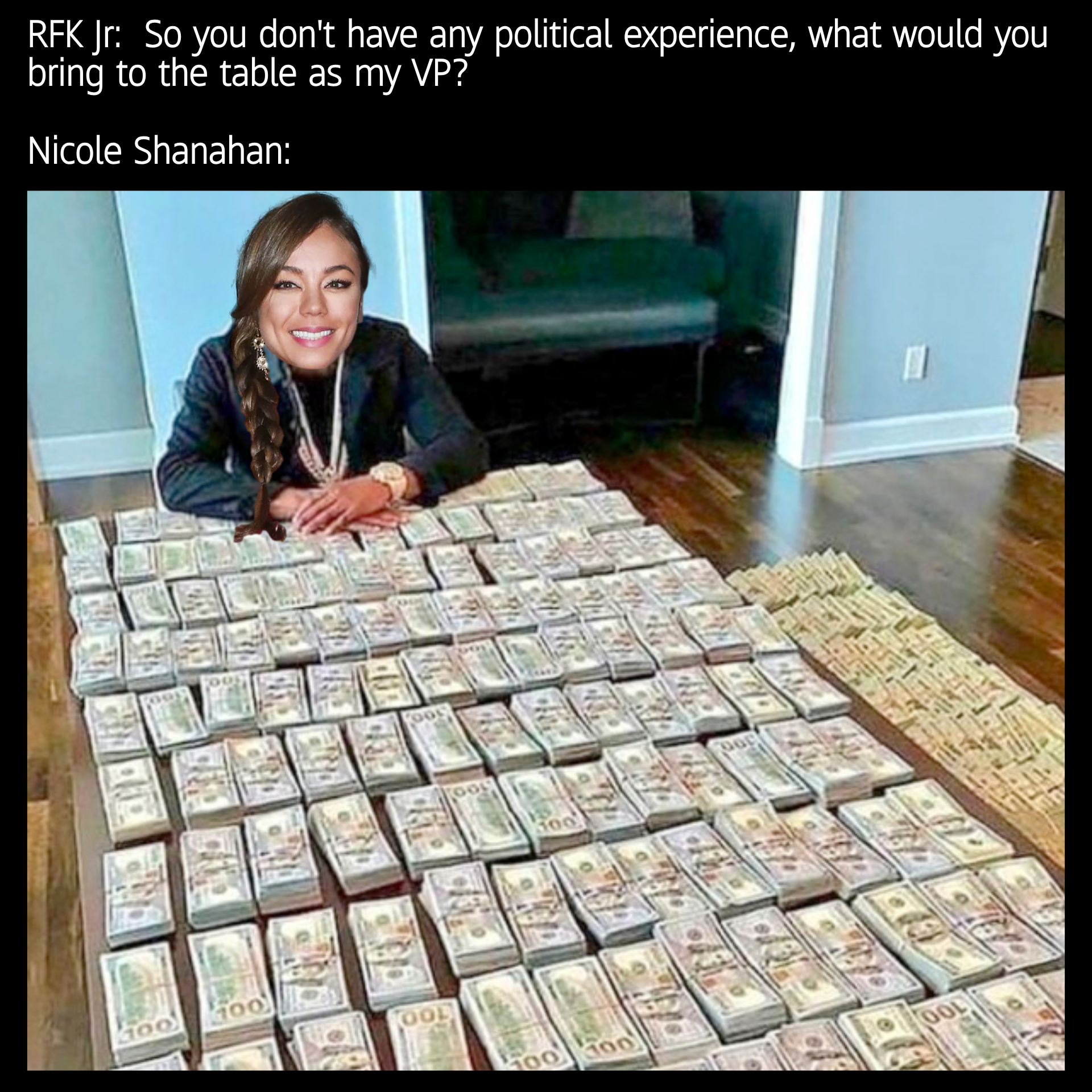 RFK Jr: what would you bring to the table as my VP meme