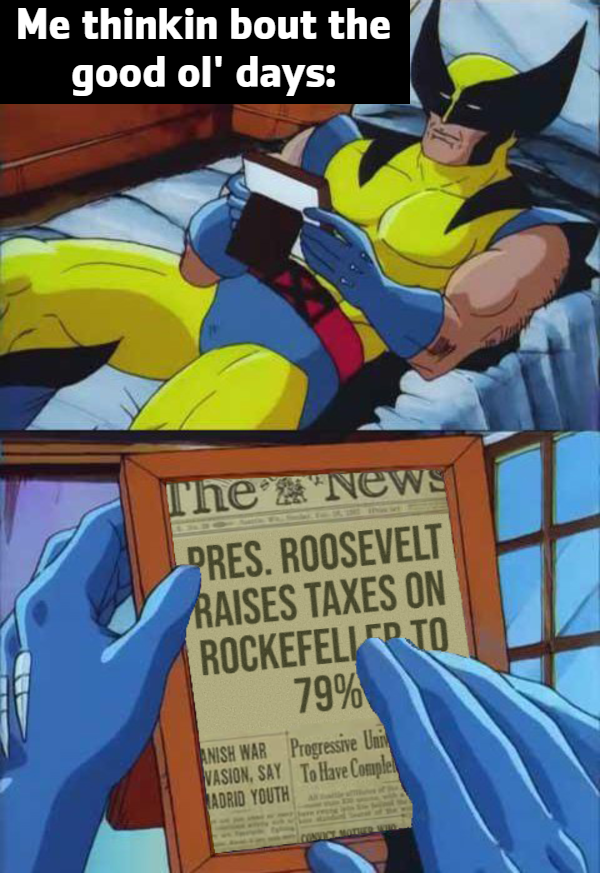 Me thinkin bout the good ol' days meme